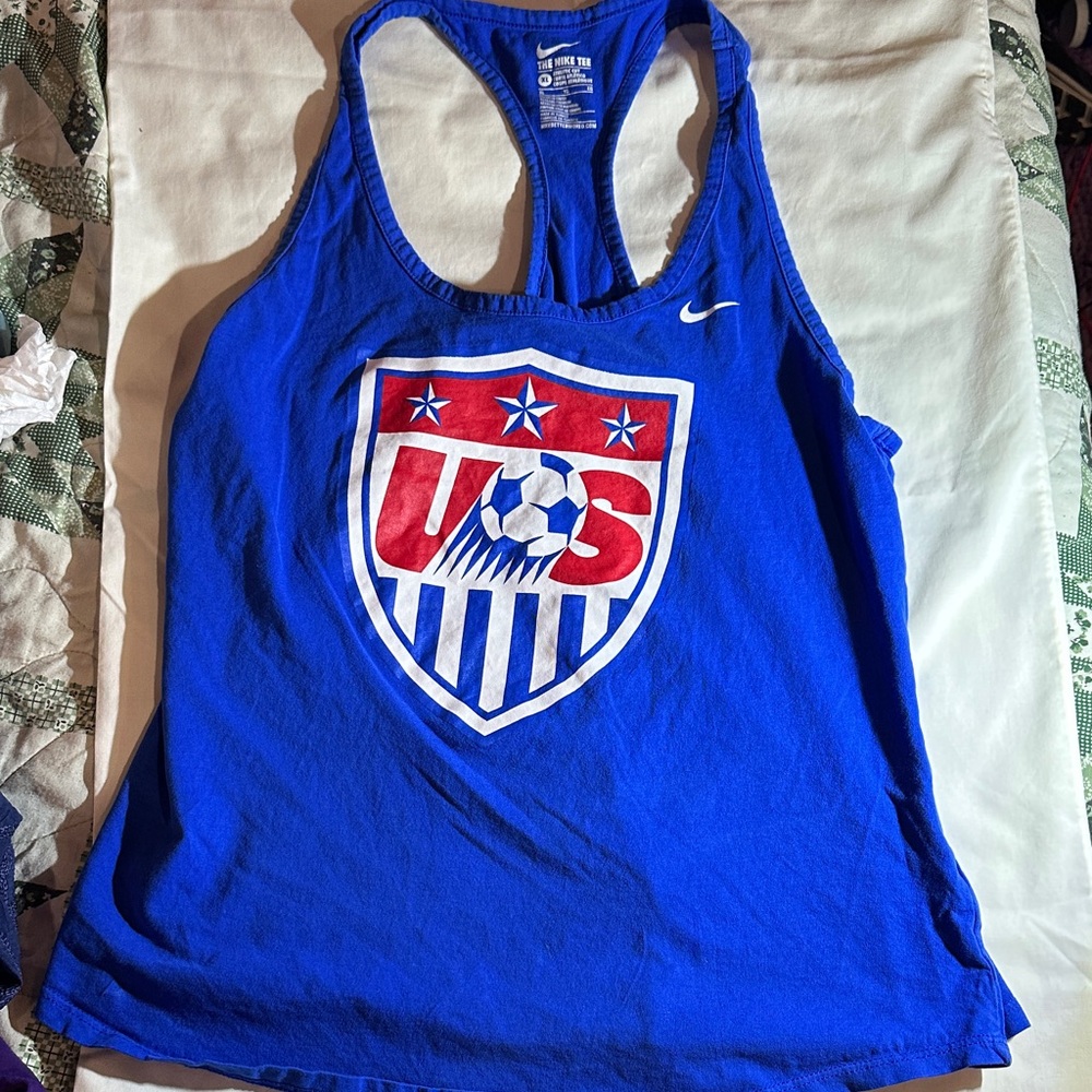 Nike Blue USA Soccer Tank Top